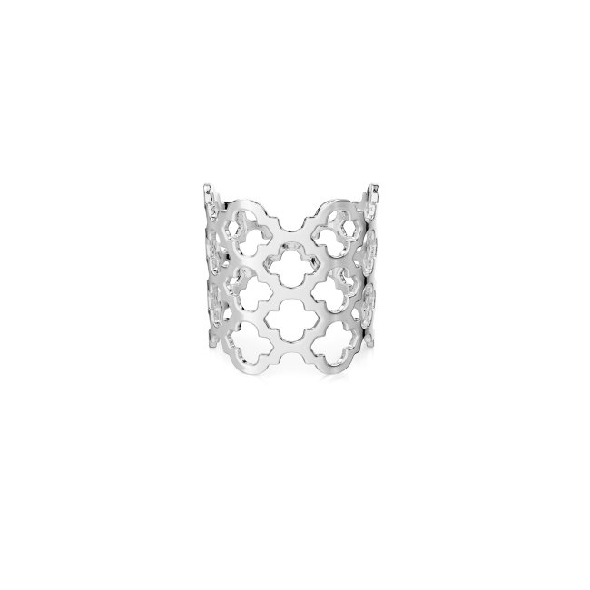 14 k white gold ring, Rania