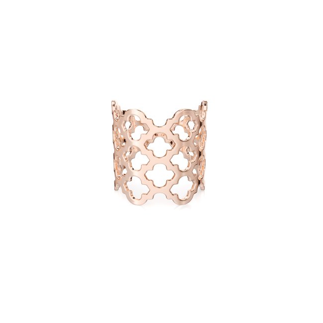 14 k rose gold ring, Rania