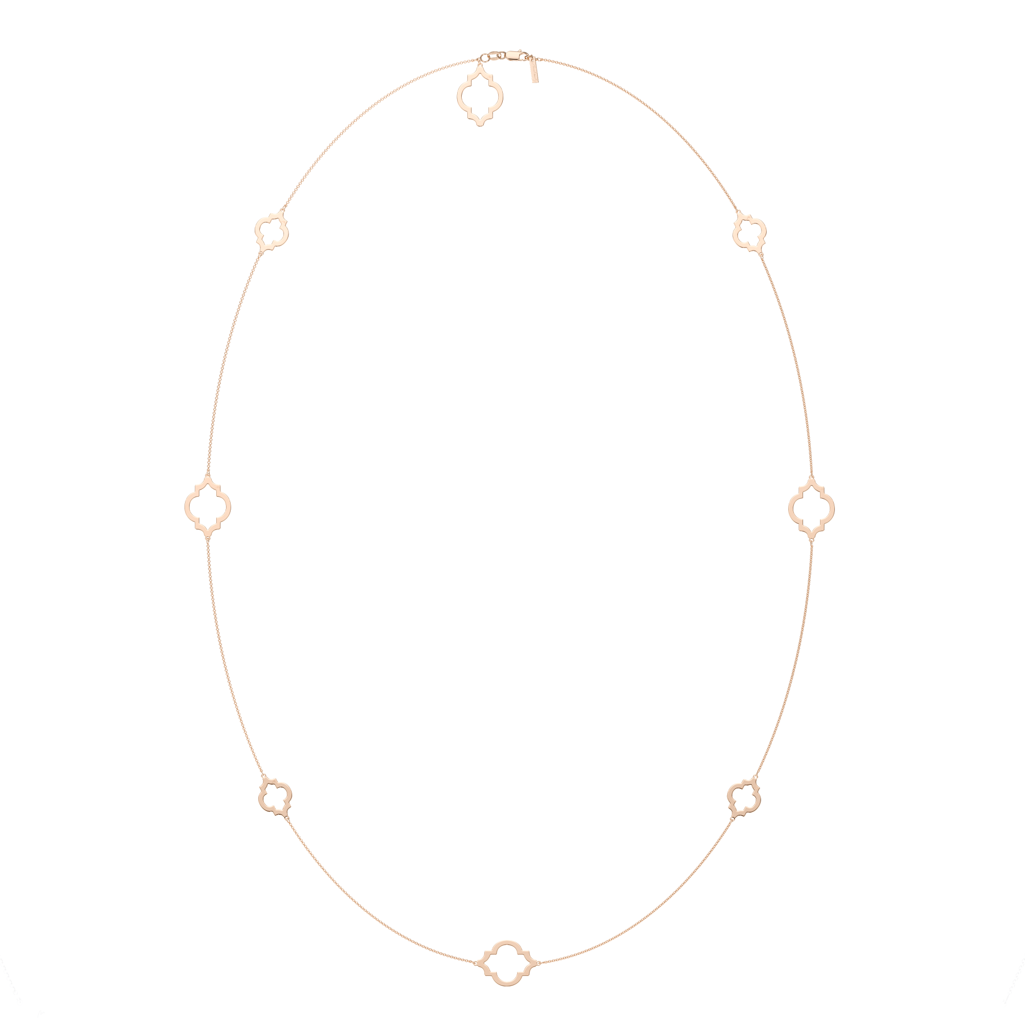 14 k rose gold Amina necklace