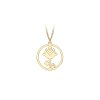 14 k yellow gold Traditional Rose pendant