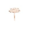 14 k rose gold ring, Monte Carlo