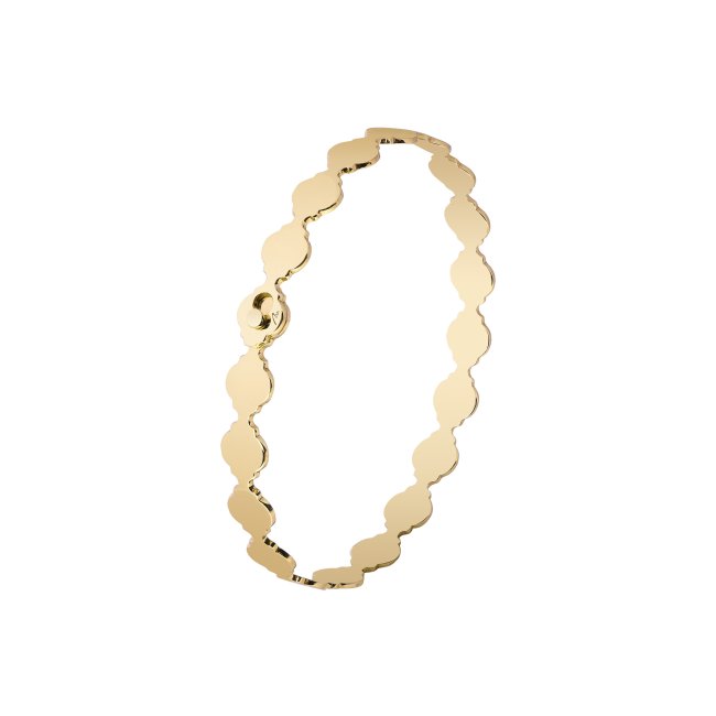 14 k yellow gold Noura Graphic bracelet