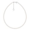 14 k white gold 6 mm pearls Selma necklace