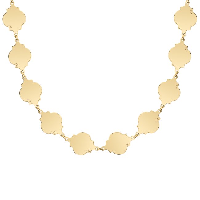 14 k yellow gold Dalila necklace