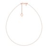 14 k rose gold 40 cm 4/5 mm pearls Selma necklace