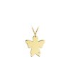 14 k yellow gold Classic Angel necklace