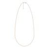 14 k white gold 80 cm 6 mm pearls necklace