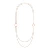 14 k rose gold 6mm pearls Amina twin necklace