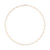 14 k rose gold Grace Full necklace