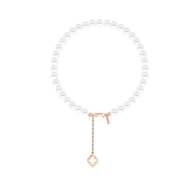 14 k rose gold 4/5 mm Amina bracelet